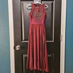 Weissman NWOT child intermediate gorgeous maroon dance costume jazz lyrical cont